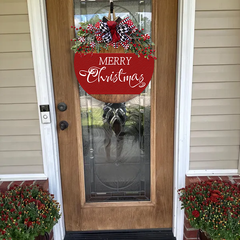 Festive Elegance Doorplate - Your Personalized Holiday Touch